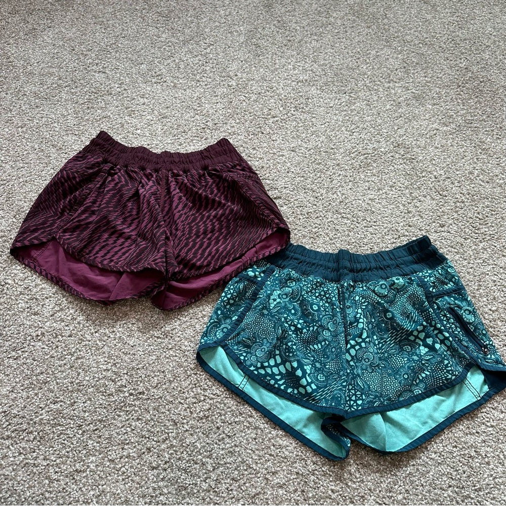 (2) pairs size 4 hotty hot shorts